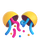 Čustveni simbol krogle s konfeti v aplikaciji Teams