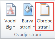 Word 2010 Page Borders button