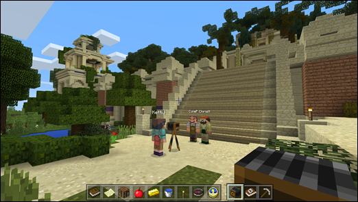 Host your virtual event in a Minecraft world