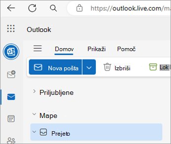 Screenshot showing Outlook.com home page