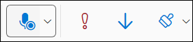 Gumb »Narekovanje« na zavihku »Možnosti« v Outlooku je vklopljen.