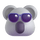 Čustveni simbol kul koala v aplikaciji Teams