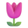 Čustveni simbol tulipanov v aplikaciji Teams