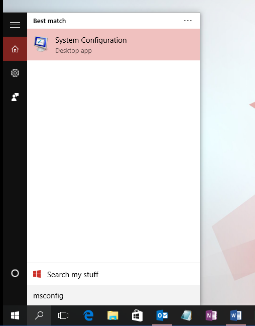 Search result - System Configuration