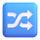 Čustveni simbol gumba za naključno predvajanje v aplikaciji Teams