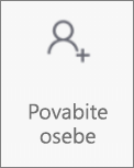Invite Ljudje button in OneDroid for Android