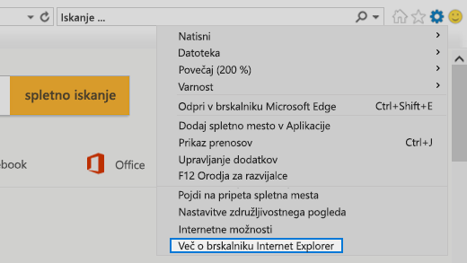 Internet Explorer – vizitka