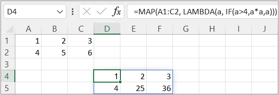 Prvi primer funkcije MAP1