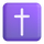 Čustveni simbol latiničnega križa v aplikaciji Teams