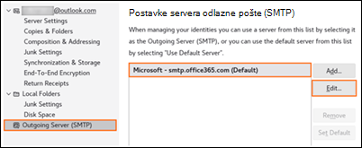 Moderna potvrda identiteta u programu Outlook Mozilla 2 C