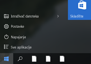Windows traka zadataka sa nepovezanim ikonama