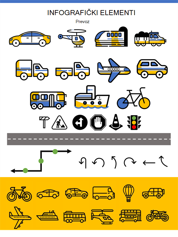 ilustracija postera za prevoz
