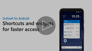 Thumbnail for Widgets and shortcuts video - click to play