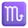 Emoji horoskopskog znaka škorpija u aplikaciji Teams