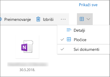 Tiled view in document library