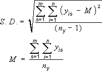 Standard deviation formula