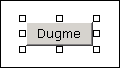 A button selected in design mode