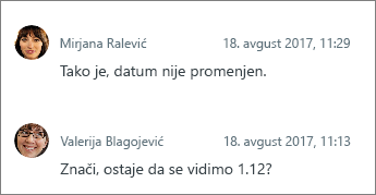 Komentari po redosledu od najnovijih do najstarijih