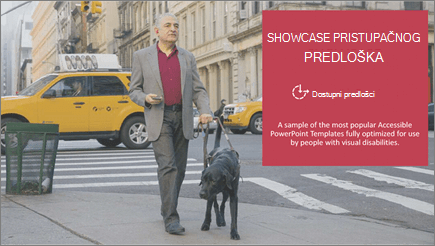 Muškarac sa vizuelno otežnim vidom hoda i pomaže mu pas gledanja