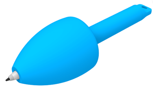 Ovo je opcionalni stisak Microsoft pera ili Surface pera. Ima conical bulb shape without buttons.