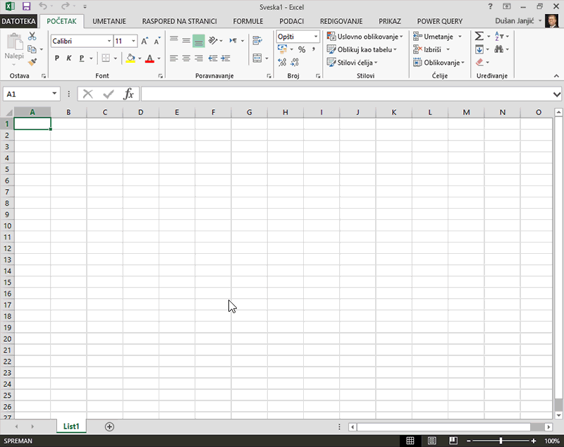 Kako prikazati uređivač upita u programu Excel