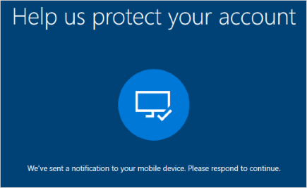 Skärmbild som visar meddelandeskärmen "Ange ditt lösenord".