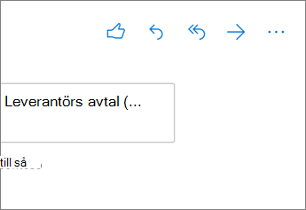 Svars alternativ i Outlook på webben