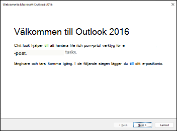 Välkommen till Outlook 2016 fönster med nya Outlook