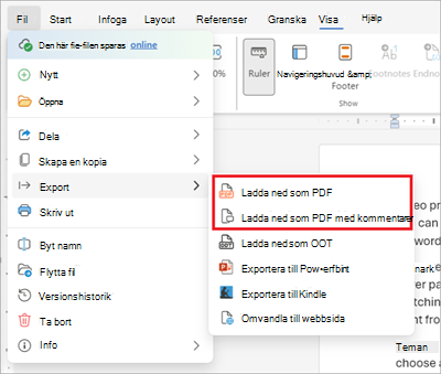 Exportera Word_doc to_PDF fil.