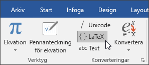 LaTeX-formatering