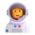 Emoji för teams-person astronaut