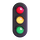 Emoji med lodrätt trafikljus i Teams