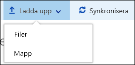 Ladda upp filer eller mappar till ett dokumentbibliotek i Office 365