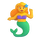 Emoji för teams sjöjungfru