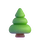 Emoji med vintergrönt träd i Teams
