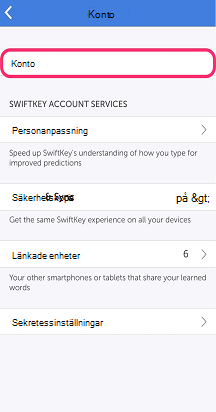 Swiftkey-Account-Selected bild 2