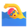 Emoji för teams-person som simmar