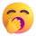 Emoji med gäspande ansikte i Teams