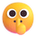 Emoji för Teams mina läppar är förseglade