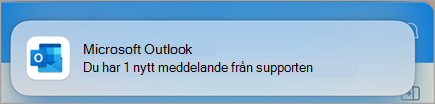 Kontakta supporten i Outlook , skärmbild fyra