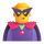 Emoji för Teams-man supervillan