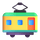 Emoji med järnvägsbil i Teams