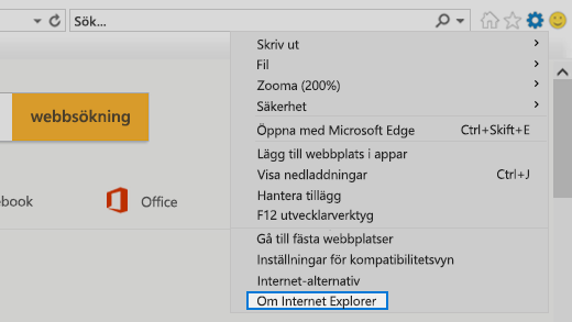 Om Internet Explorer