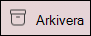 Nytt användargränssnitt knappen Arkiv i Outlook för Mac.