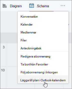 Visa din Planner-kalender i Outlook - Office 365