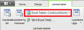 Länkat menyfliksområde med Excel-tabell