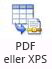 Bild av knappen PDF eller XPS
