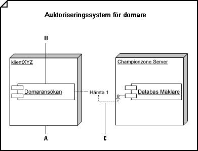 Distributionsdiagram som visar strukturen för ett körningssystem