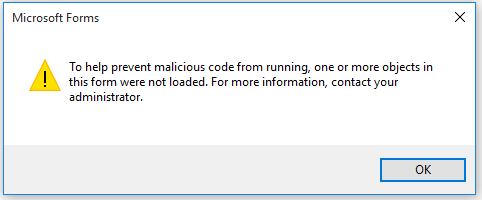 ข้อผิดพลาดใน Outlook