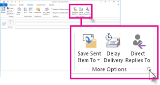 how to delay an email in outlook 2013